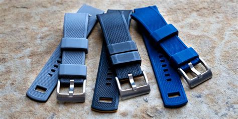 rubber watch straps vs silicone